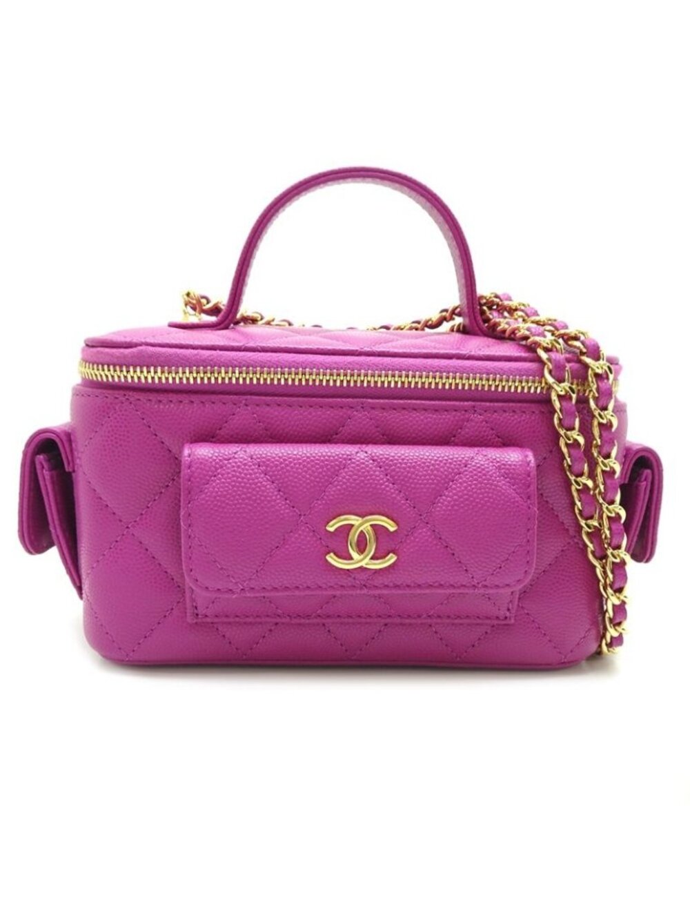 Chanel Shoulder Bag Vanity Case Ap3017